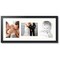 ArtToFrames Collage Photo Picture Frame with 3 - 8x10 inch Openings, Framed in Black with Over 62 Mat Color Options and Plexi Glass (CSM-3926-117)